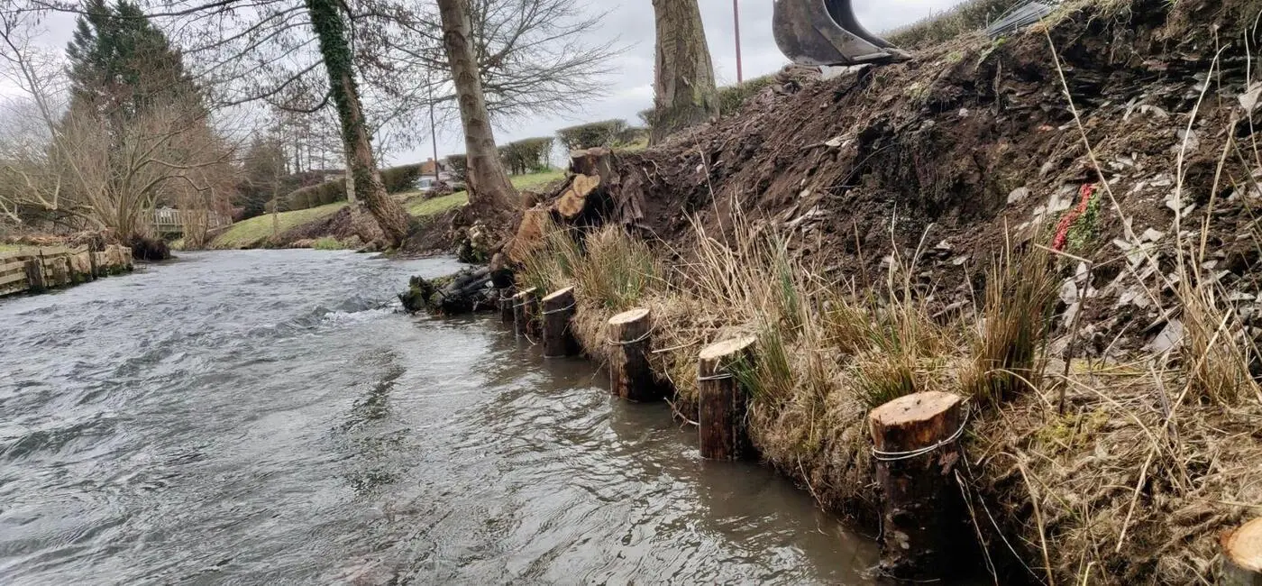 Restauration de berges en Normandie